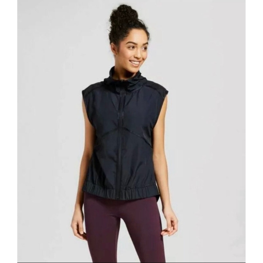C9 by Champion full-zip sleeveless activewear windbreaker vest Womens Small